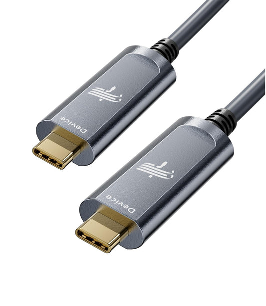 iber Optic USB C to USB C Cable,Slim High Speed 10Gbps USB 3.1 Active Optical Cable for VR, Webcam, Laptop etc,Grey